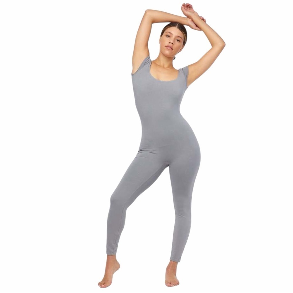 LACAUSA Flow Gaia Active Unitard in Granite Womens M
